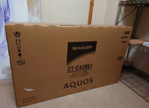 【未開封】AQUOS 42V型 フルハイビジョン 液晶 テレビ