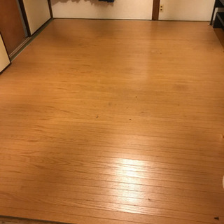 無料　世田谷区　ウッドカーペット　フローリングカーペット　6畳　...