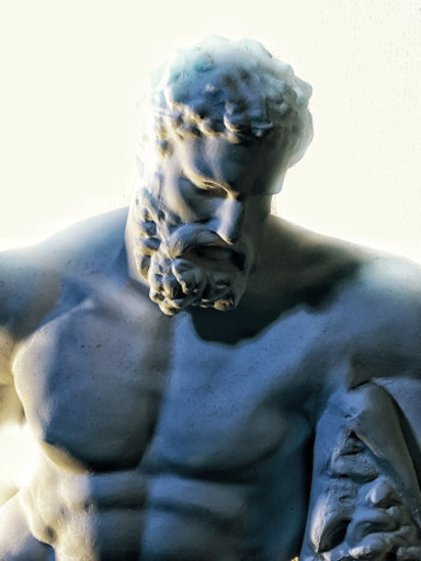 石膏像　ヘラクレス全身◆ほぼ新品◆