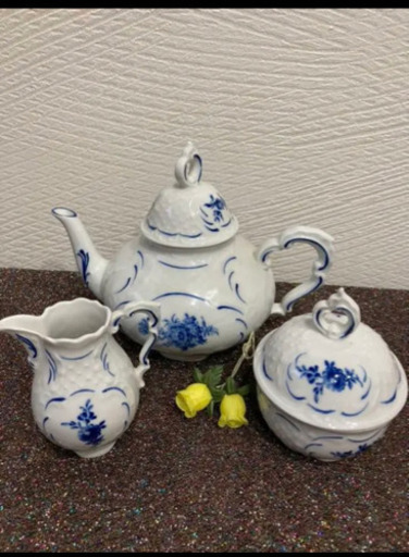 値下げ❗3点リンドナー  ティーポット シュガーポットクリーマー