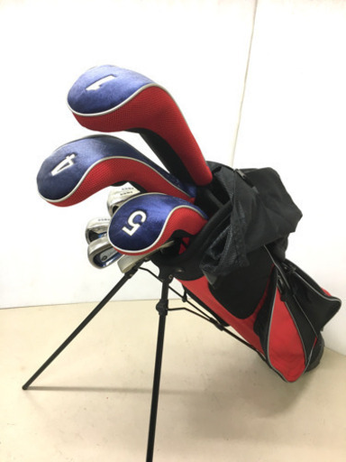 レディース初心者セット◆Liona  icicles 等 ゴルフクラブセット＋美品IGNIO キャディーバッグ付