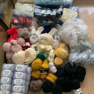 毛糸たくさん（新品中古混在）