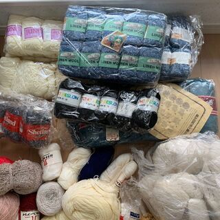 毛糸たくさん（新品中古混在）の画像