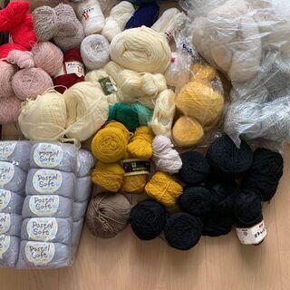 毛糸たくさん（新品中古混在）の画像