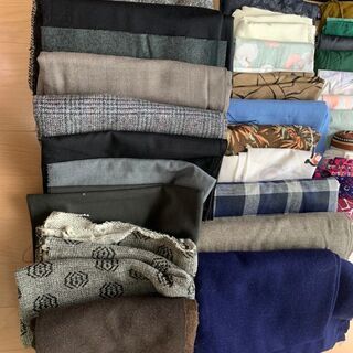 布生地たくさんの画像