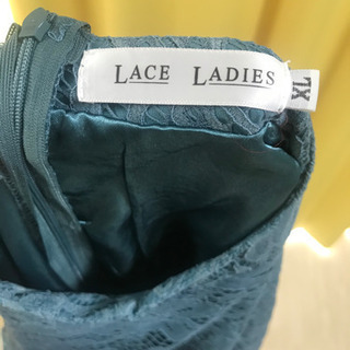 【美品】総レース・ロングワンピース・XLの画像