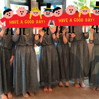 【美品】総レース・ロングワンピース・XLの画像