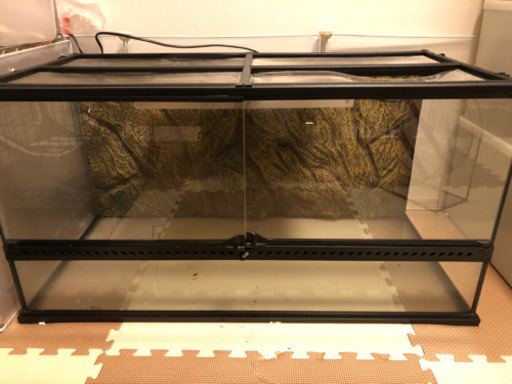 爬虫類ケージ　ヒーター付き　エキゾテラ　グラステラリウム9045