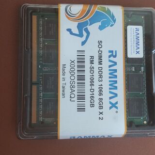 再値下げしました！ノートパソコン用増設メモリ　８GB✕２枚