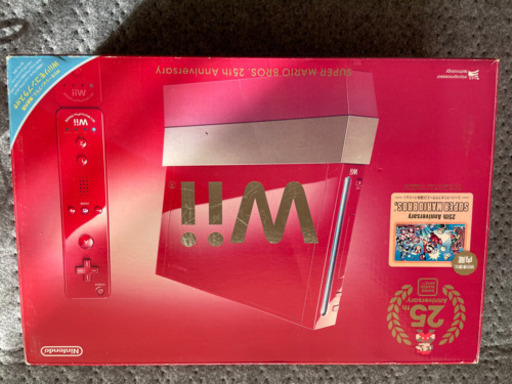【超希少☆】マリオ25周年限定版！wii  本体赤仕様☆