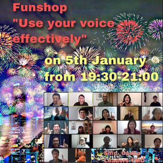 Funshop "Use you voice effective...