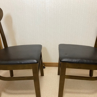 値下げ交渉OK ダイニングチェア　2脚　取りに来れる方限定の画像