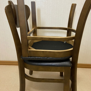 値下げ交渉OK ダイニングチェア　2脚　取りに来れる方限定の画像