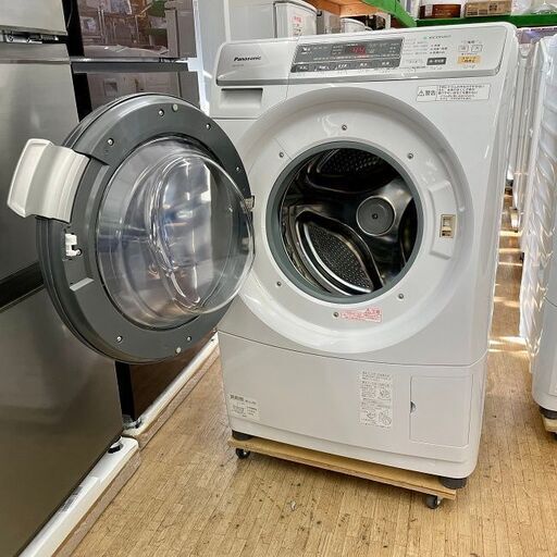 美品【 Panasonic 】パナソニック プチドラム 洗濯6.0㎏/乾燥3.0㎏ ドラム洗濯機 エコナビ マンションサイズ NA-VD120L ②