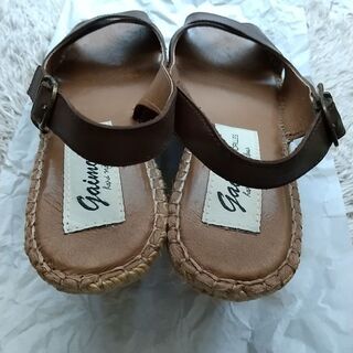 ガイモ（Gaimo）本革サンダル　郵送対応+値下げしましたの画像