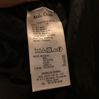 値下げ！ブラック　冬物ワンピース　ミラウォーエンの画像