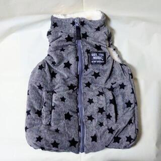 ★中古品★　ベビー・子供服　モコモコであたたかいベスト　（90）