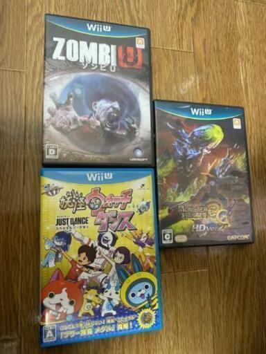 ZombiU\u0026妖怪ウォッチダンス\u0026モンハン3 三点セット