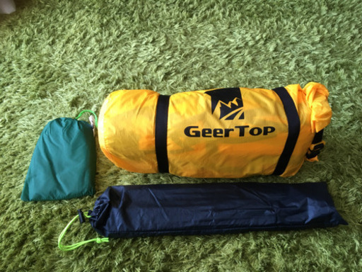 【お得セット】GeerTopソロテント　グランドシート付き