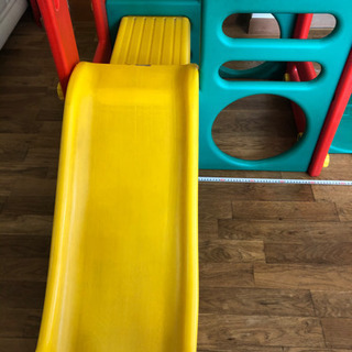 室内でのみ利用滑り台ブランコ＆鉄棒練習★ユーズドの画像