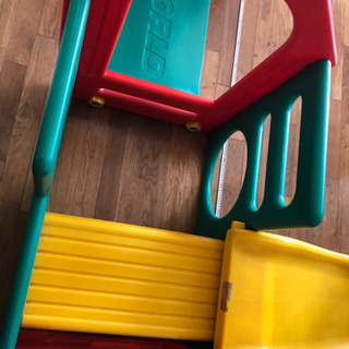 室内でのみ利用滑り台ブランコ＆鉄棒練習★ユーズドの画像