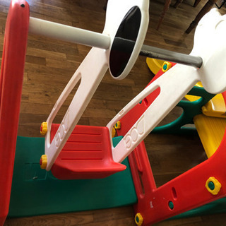 室内でのみ利用滑り台ブランコ＆鉄棒練習★ユーズドの画像