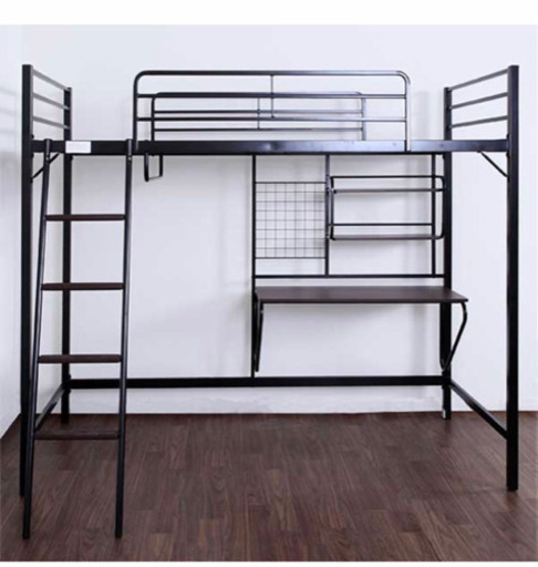 ニトリ　ロフトベッド(アルルN BK/DBR)