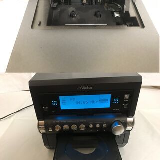 Victor ビクター マイクロコンポーネント MD システム CA-UXW5-B ＋YAGI 室内アンテナ P100の画像