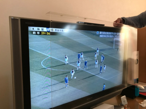 テレビガード　アクリル製（550mm×900mm）