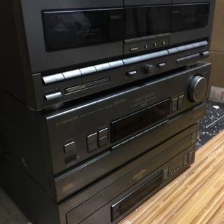 🇺🇦期間限定値引③パイオニア①カセットデッキ CDレーザーディスク音響システムの画像