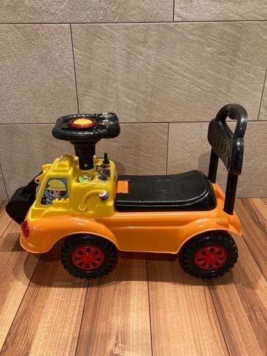 美品　手押し車　キッズカー　おもちゃ　玩具　ショベルカー　乗り物