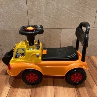 美品　手押し車　キッズカー　おもちゃ　玩具　ショベルカー　乗り物の画像