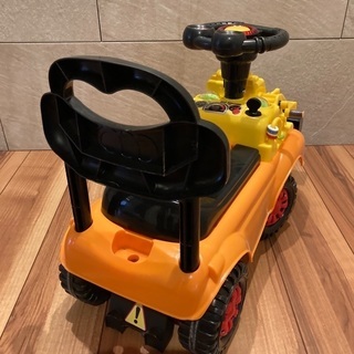 美品　手押し車　キッズカー　おもちゃ　玩具　ショベルカー　乗り物の画像