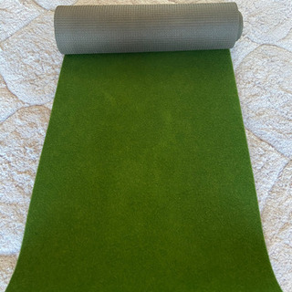 ★値下げしました★本芝感覚パターマット ３mの画像