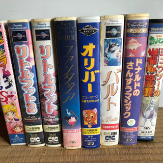 VHS ビデオ　8本セット