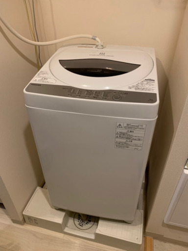 全自動洗濯機/東芝/AW-5G6/洗濯容量5kg (使用年数2年未満)