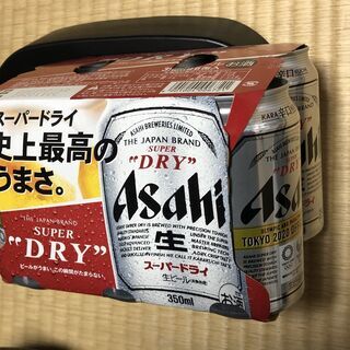 アサヒ　スーパードライ　350ml✕6本パック