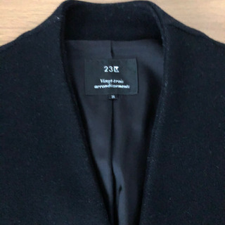 1月6日で受付終了となります！23区／ロングコート／ブラック／36サイズの画像