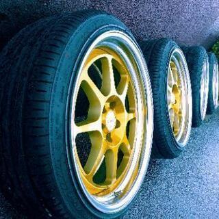 ホイール work seeker 4本18インチ pcd100 5穴