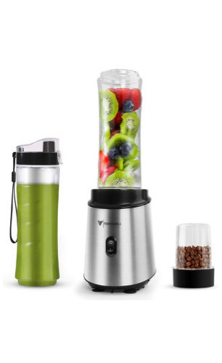 【新品未開封】Tenswall ミクサー、ジューサー、スムージー、コーヒーミル 600ml 4枚刃