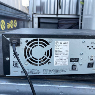 シャープHDD.DVD.ビデオ一体型レコーダー　DV-ACV52 2008年　ジャンクの画像
