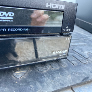 シャープHDD.DVD.ビデオ一体型レコーダー　DV-ACV52 2008年　ジャンクの画像