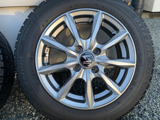 スタッドレスタイヤ＆ホイール　冬タイヤ　165/65R14 ブリヂストンVRX