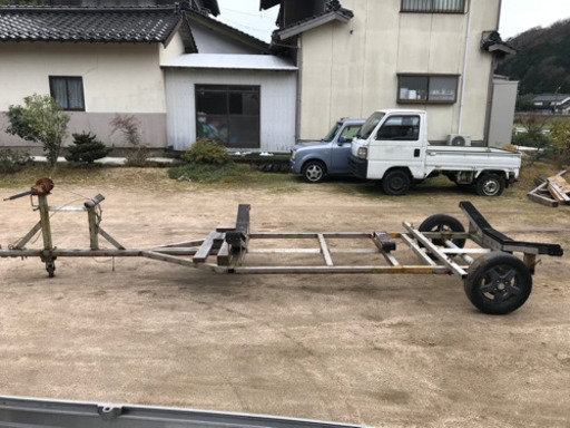 船台　19フィート〜21フィートぐらい？　骨組みオールステンレス