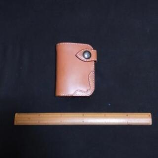革財布　手縫い　ヌメ革