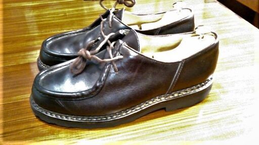 美品 パラブーツ（ミカエル CAFE色 UK7.5/26㎝）譲ります