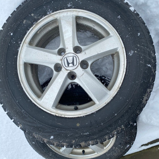 エリシオン 純正アルミ スタッドレスタイヤ 4本セットの画像