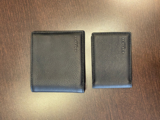 新品　COACH　折り財布　メンズ　名刺入れ付き
