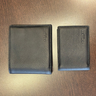新品　COACH　折り財布　メンズ　名刺入れ付き