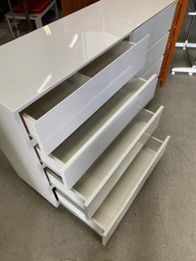 初売りセール開催中!!是非ご来店ください！ニトリ ローチェスト クエス 140LC-WH
